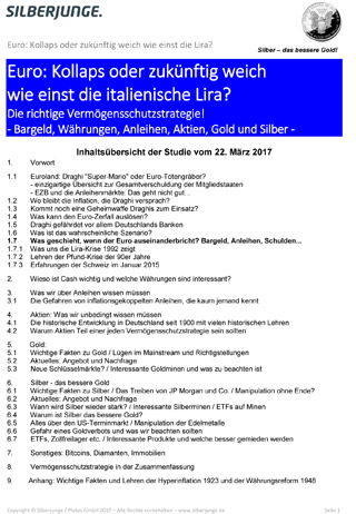 Euro: Kollaps oder zuknftig weich wie die Lira? - Titelbild vergrern