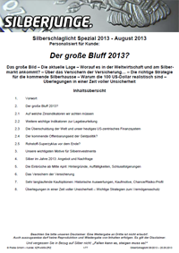 Der groe Bluff 2013?